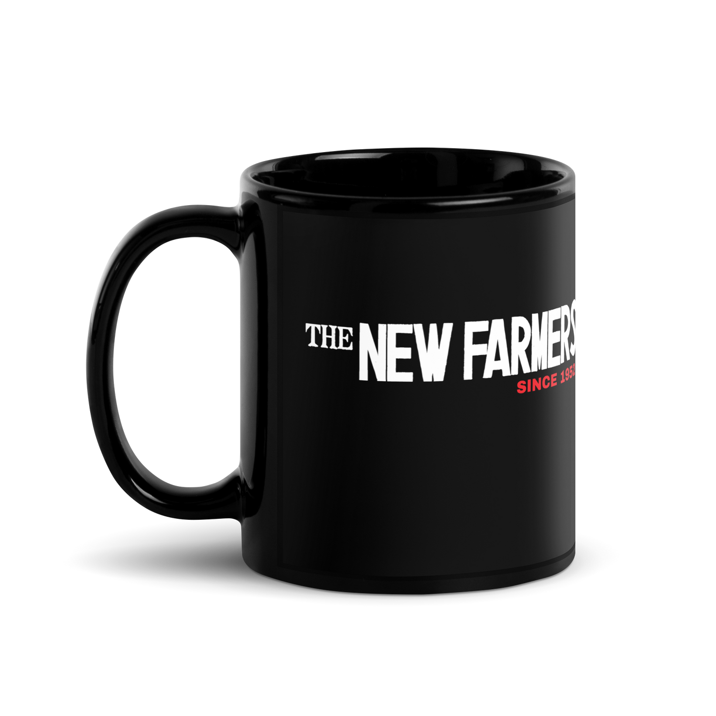 NFオリジナル 光沢ブラック・マグカップ(白タイトル・税込・送料込)