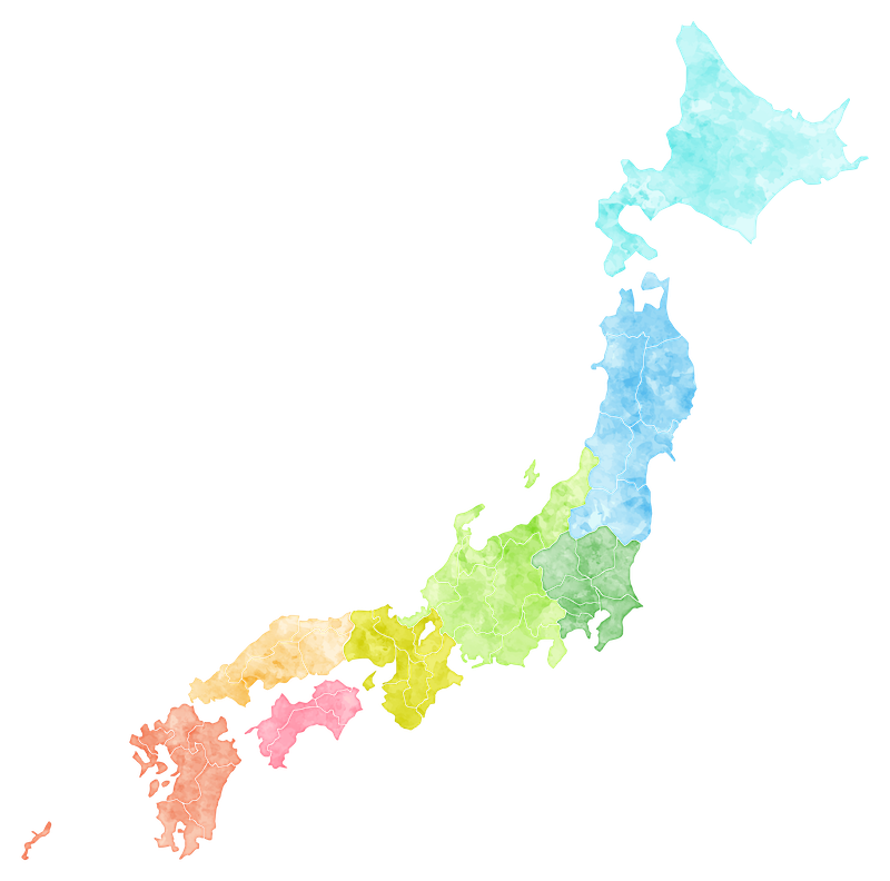 県別ブログサイト-日本地図-